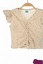 Girl's Summer Outfit for Ages 6-7-8-9-10, Floral Printed Stylish Holiday Set with Wrinkled Trousers - 7