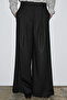 Premium BALLARD Mid-Waist Wide-Leg Woven Trousers