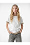 Cotton Loose Fit Distressed Wide Leg Denim Trousers with Sequin Detail - 2