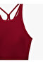 Cross-Strapped Back Detailed Covered Sports Bra - 5