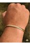 Urban Non-Tarnishing Gold Steel Bracelet Unisex - 2