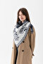 Patterned Triangle Double-Sided Shoulder Shawl – Women's Knitwear Scarf - 3