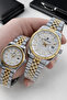 Men's and Steel Strap Couples' Special 3 Atm Water Resistant Couple's Watch Cf.Dk.10666.11 - 5