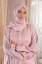 Women's Zip-Up One-Piece Leaf Embroidered Prayer Dress - 5