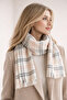 Plaid Scarf Square Patterned Women's Shoulder Shawl - Soft Textured Winter Women's - 5