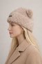 Beige Teddy Bear Hat Women's Bear - Winter Beanie with Ears Animal Figure - 7