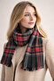 Plaid Scarf Square Patterned Women's Shoulder Shawl - Soft Textured Winter Women's - 8