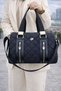 Women's Adjustable Long Strap Hand and Shoulder Bag - 4