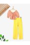 6-7-8-9-10 Years Old Summer Girl's Suit with Loose Legs Ethnic Dezen Blouse - 6