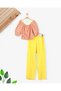 6-7-8-9-10 Years Old Summer Girl's Suit with Loose Legs Ethnic Dezen Blouse - 7