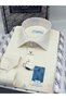 Classic Long Sleeve Gold Satin Pocketless Gift Boxed Men's Shirt Fs-003308 - Cream - 3
