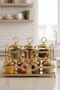 Luxury jar/spice set, 7-piece set