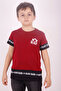 Boy's Printed Crew Neck Short Sleeve T-Shirt - Color Block