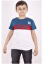 Boy's Printed Crew Neck Short Sleeve T-Shirt - Color Block