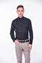 Classic Long Sleeve Oxford Gift Boxed Easy-Iron Men's Shirt Fs-001254 - Black - 4
