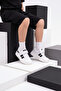Porto Boy's Single Velcro and Elastic Genuine Leather White Casual Shoes - 2