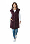 Women's Mink Plus Size Long Buttoned Vest - 3