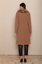 Men's Collared Mobile Fur Coat Taba 3620-Y - 6