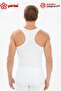 375 Men's Formen White Lycra Body-Hugging Sportsman Rambo 1 Piece Undershirt - 6