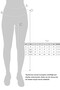 706 Navy Blue Color Extra Soft Textured, Normal Waist Leggings with Gathering and Stretching Effect - 6