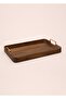 Natura Metal Arm Acacia Tray 45x30 cm - 5