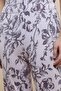 Women's Purple Floral Printed Pyjama Set - 5