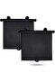 Car side window sunshades, adjustable roller blinds - (2-pack)