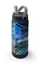 Black Multicolor Race Car Patterned Steel Thermos with Folding Spout 650 ml 38341 - 2