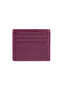 Luis Unisex Genuine Leather Card Holder Purple