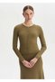 Khaki Slim Fit Knitwear Cardigan - 3