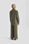 Beli Gathered Detailed Trousers Double Suit Set Mold Green 26Yt619 - 4
