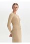 Beige Slim Fit Knitwear Cardigan - 4