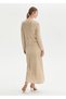Sparkly Beige Knitwear Cardigan - 5