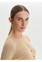 Beige Slim Fit Knitwear Cardigan - 2