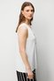 Sleeveless Blouse with Chain Accessories - 2