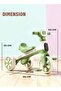 Baby Tricycle for Kids Balance bike with Dual mode trikes with music 3- Eva wheel (Green) - 3