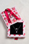 Pink Heart Necklace and Ring Set – Gift for Your Loved One with Zircon Stones and Teddy Bear Design Box Gift - 2