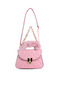 Women Pink Quilted Faux Leather Sling Bag - 3