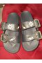 Women's Daily Slippers - Orthopedic Slippers with Accessory Detail