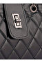 Women Black Quilted Statement Sling Bag - 6