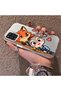 Samsung Galaxy A12/M12 Compatible High-Quality Cartoon Fox and Rabbit Couple Printed Case