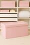 Mega Size Box with Lid – XXL Quilt Blanket Storage Box Organizer 70X40X30 - Beige