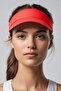Red Tennis Visor Hat Adjustable Lightweight Sports Sunshade Unisex - 2