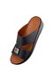 AET Arabic Sandals For Men | Outdoor Mens Slippers | Open Toe | Full Genuine Leather With Buckle - 3