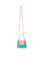 Women Round Flap Mini Statement Bag