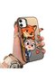 iPhone 12/12 Pro Compatible High Quality Cartoon Fox and Rabbit Couple Printed Case - 2
