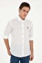 Us Polo Assn. Men's Woven Slim Fit White Shirt