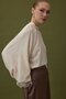 Lace Detailed Long Sleeve Blouse - Beige - 6