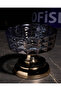 Elegant Series Crystal Glass Ashtray & Sugar Bowl 15 cm |   Luxury Desktop Decor with Gold Legs