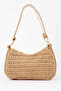 B9034Axbg311 Beige Women's Straw Handbag - 4